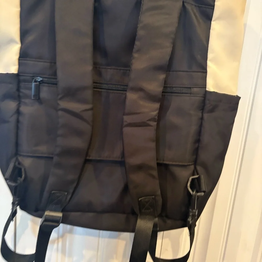 Cream And Black‎ Backpack